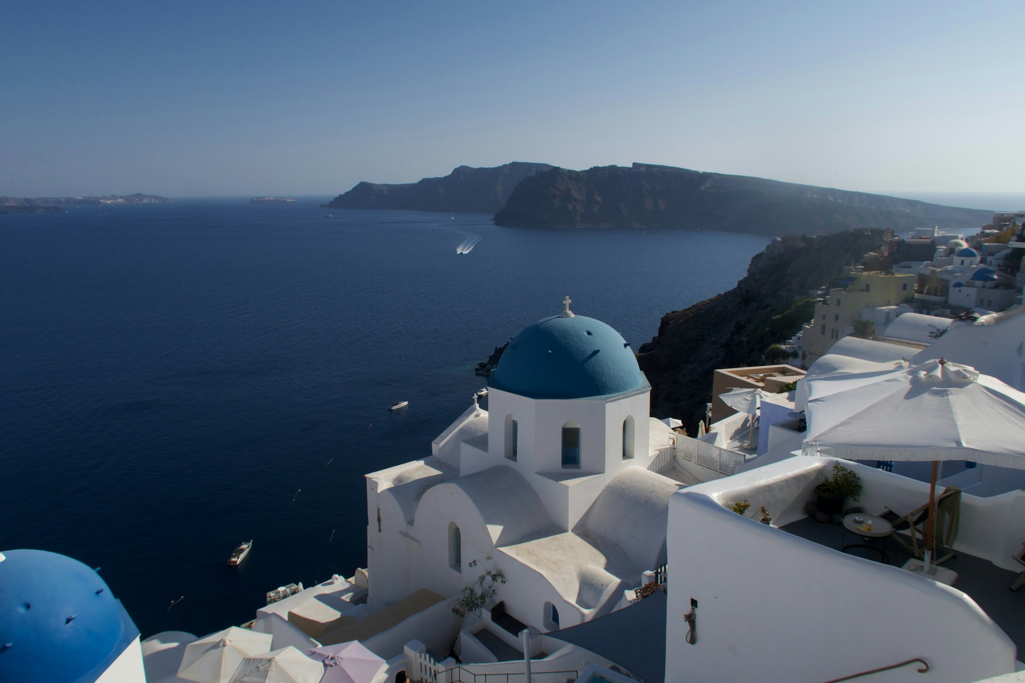 Santorini coastline